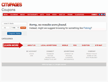 Tablet Screenshot of coupons.citypages.com